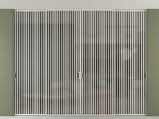 Перегородка Формато внутри проёма скрытое крепление в потолок 4 створки