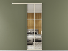 Перегородка Formato вдоль стены 1 створка