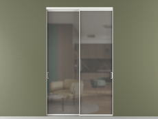 Перегородка Формато внутри проёма 2 створки