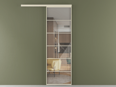 Перегородка Formato вдоль стены 1 створка