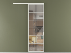 Перегородка Формато вдоль стены 1 створка