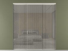 Перегородка Формато внутри проёма 3 створки