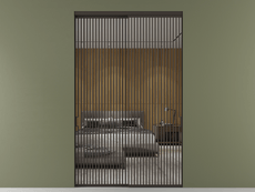 Перегородка Формато внутри проёма 2 створки