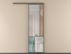 Перегородка Мозаик вдоль стены 1 створка