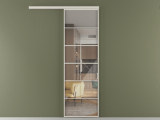 Перегородка Формато вдоль стены 1 створка