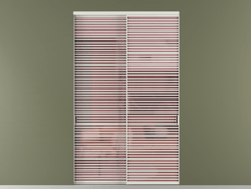 Перегородка Формато внутри проёма 2 створки