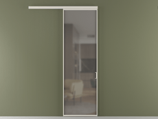 Перегородка Формато вдоль стены 1 створка