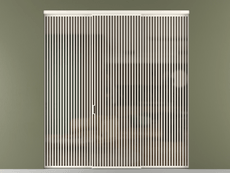 Перегородка Формато внутри проёма 3 створки