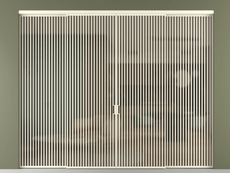 Перегородка Формато внутри проёма 4 створки