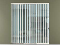 Перегородка Формато внутри проёма 3 створки с синхронным механизмом