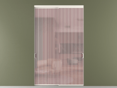 Перегородка Formato внутри проёма 2 створки