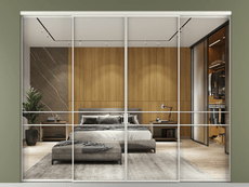 Перегородка Формато внутри проёма 4 створки