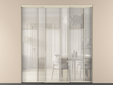 Перегородка Мозаик внутри проёма 3 створки