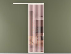 Перегородка Formato вдоль стены 1 створка