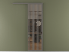 Перегородка Формато вдоль стены 1 створка