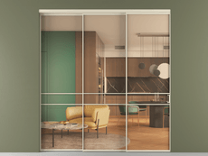 Перегородка Formato внутри проёма телескопик синхро 2