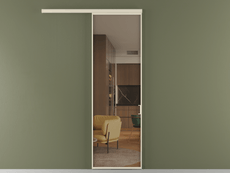 Перегородка Формато вдоль стены 1 створка