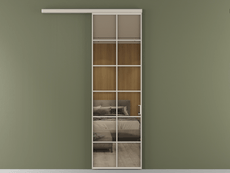 Перегородка Formato вдоль стены 1 створка