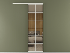 Перегородка Формато вдоль стены 1 створка