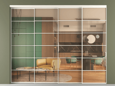 Перегородка Formato внутри проёма телескопик синхро 3