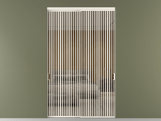 Перегородка Формато внутри проёма 2 створки