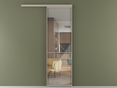 Перегородка Формато вдоль стены 1 створка