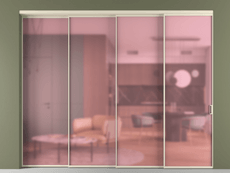 Перегородка Formato внутри проёма телескопик синхро 3