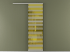 Перегородка Формато вдоль стены 1 створка