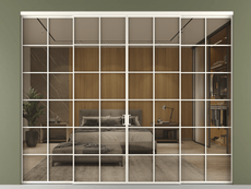 Перегородка Формато внутри проёма 4 створки