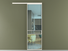 Перегородка Формато вдоль стены 1 створка