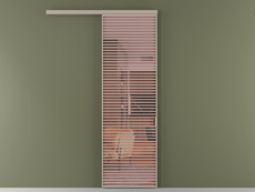 Перегородка Формато вдоль стены 1 створка