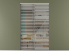 Перегородка Формато внутри проёма 2 створки