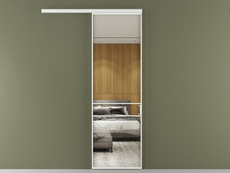 Перегородка Formato вдоль стены 1 створка