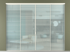 Перегородка Formato внутри проёма 4 створки