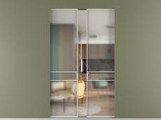 Перегородка Формато скрытый пенал 2 створки