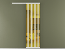 Перегородка Формато вдоль стены 1 створка