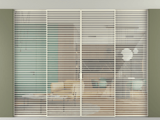 Перегородка Формато внутри проёма скрытое крепление в потолок 4 створки