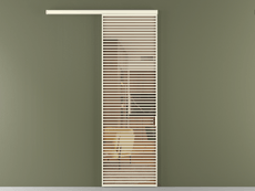 Перегородка Formato вдоль стены 1 створка