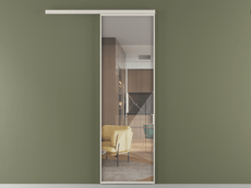 Перегородка Формато вдоль стены 1 створка