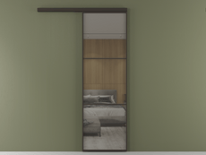 Перегородка Формато вдоль стены 1 створка