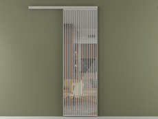 Перегородка Формато вдоль стены 1 створка