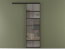 Перегородка Formato вдоль стены 1 створка