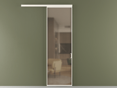 Перегородка Формато вдоль стены 1 створка