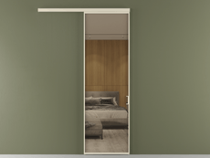 Перегородка Формато вдоль стены 1 створка