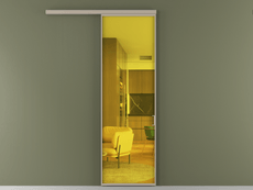 Перегородка Formato вдоль стены 1 створка