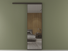 Перегородка Formato вдоль стены 1 створка