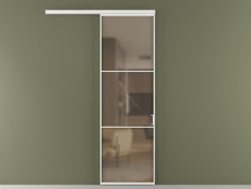 Перегородка Формато вдоль стены 1 створка