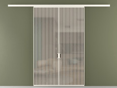 Перегородка Формато вдоль стены 2 створки