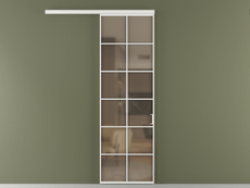 Перегородка Formato вдоль стены 1 створка