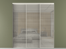 Перегородка Формато внутри проёма 3 створки с синхронным механизмом